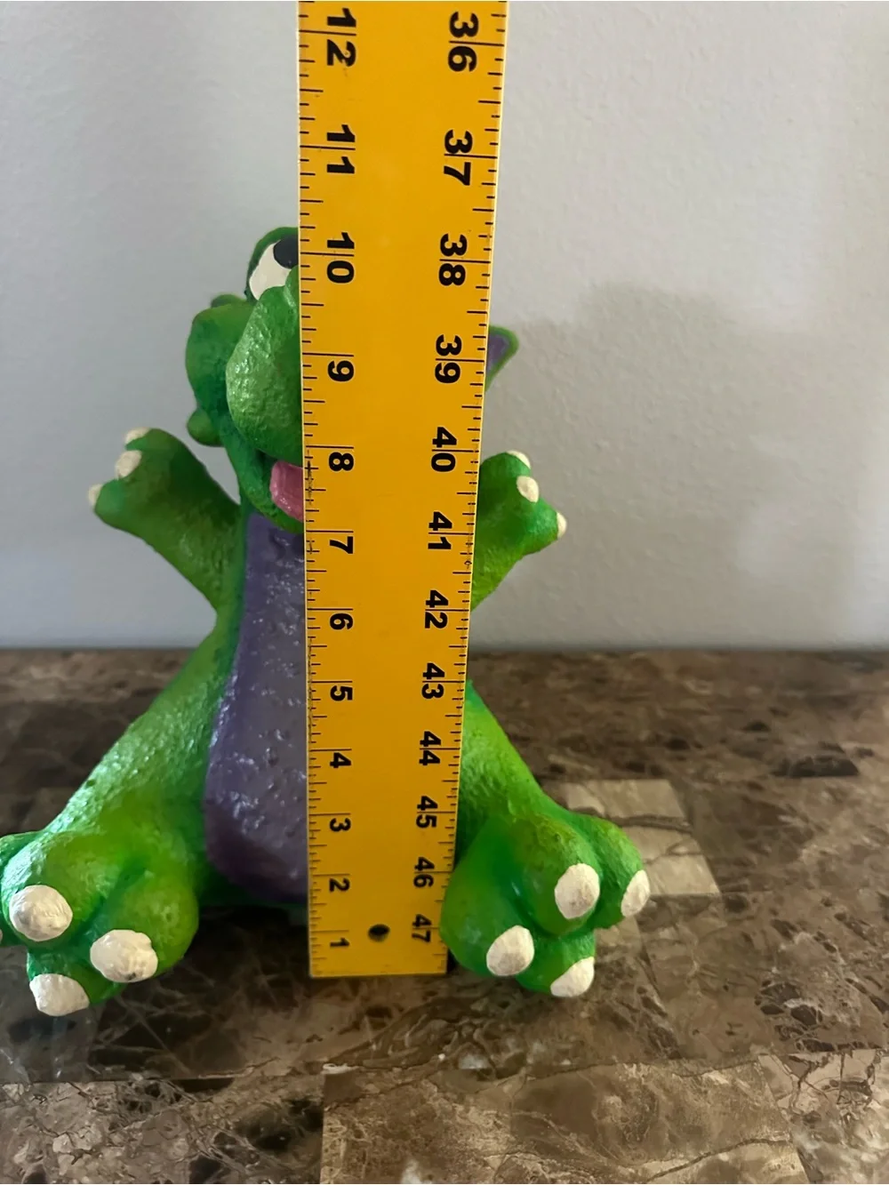 Green & Purple Plush Dragon Small Pet Toy